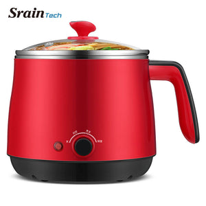 Mini Multi Cookers 1.5L Food Grade Stainless Steel Hot Pot Cooker Electric Steamed Soup Pots
