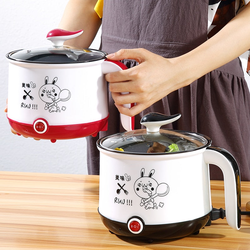 Mini Multifunctional Electric Cooking Pot Machine Single/Double Layer Available 3 Color Available Hot Pot Multi Cooker
