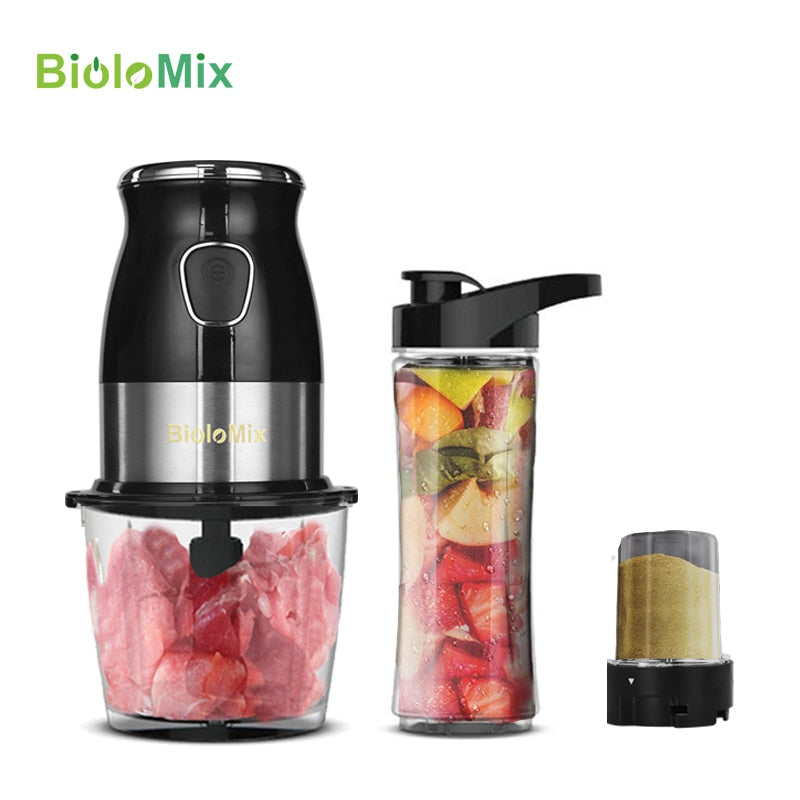 Portable Personal Blender Mixer Food Processor With Chopper Bowl
