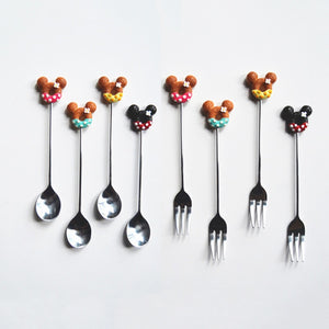 Coffee home ice cream spoon