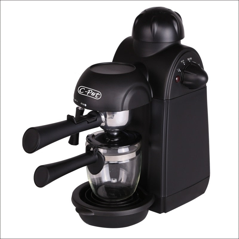 Bar Pressure Semi-Automatic Steam Type Espresso Coffee Machine Overheating Overvoltage Protection Pause Function Coffee