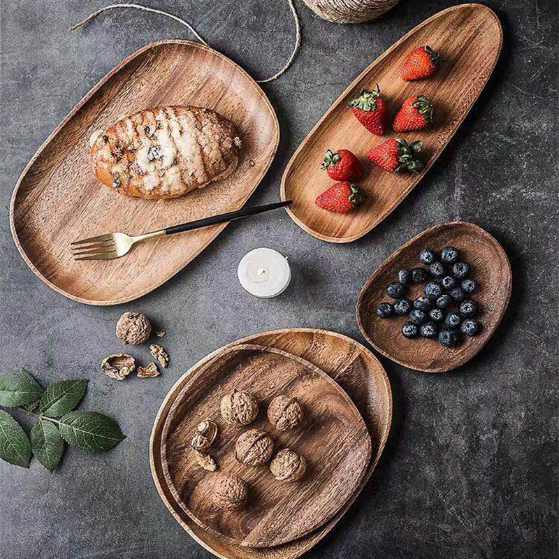 Wooden, Fruit and Snack Set